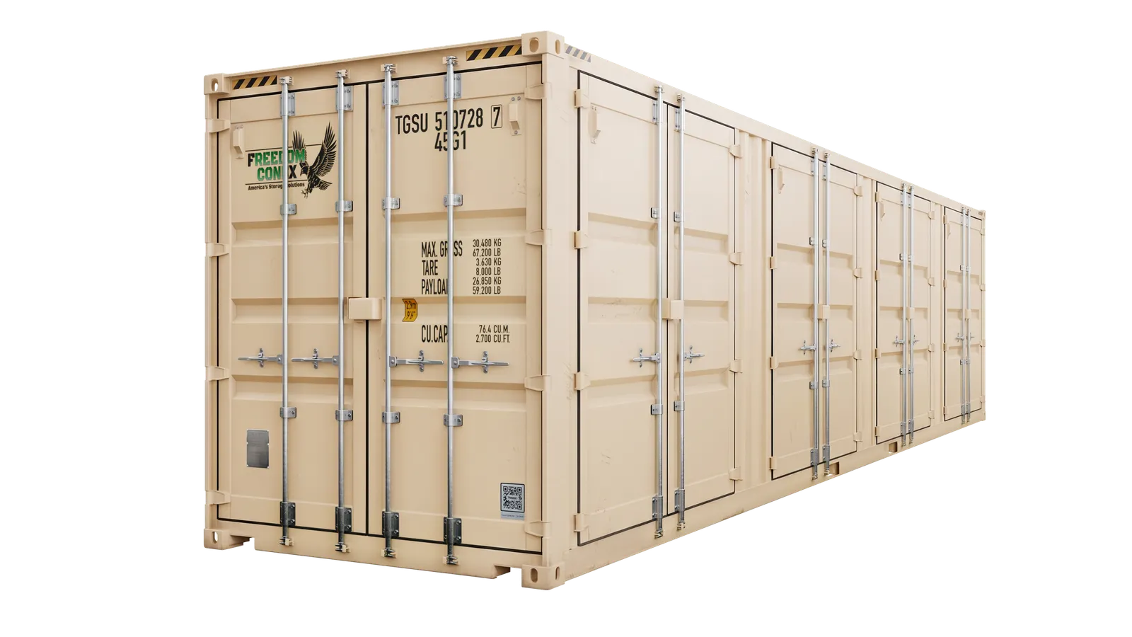 New 40ft High Cube Side Door Container
